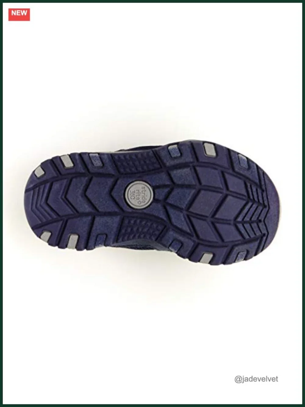 Faux Leather & Mesh Athletic Sneaker with Hook-and-Loop Strap